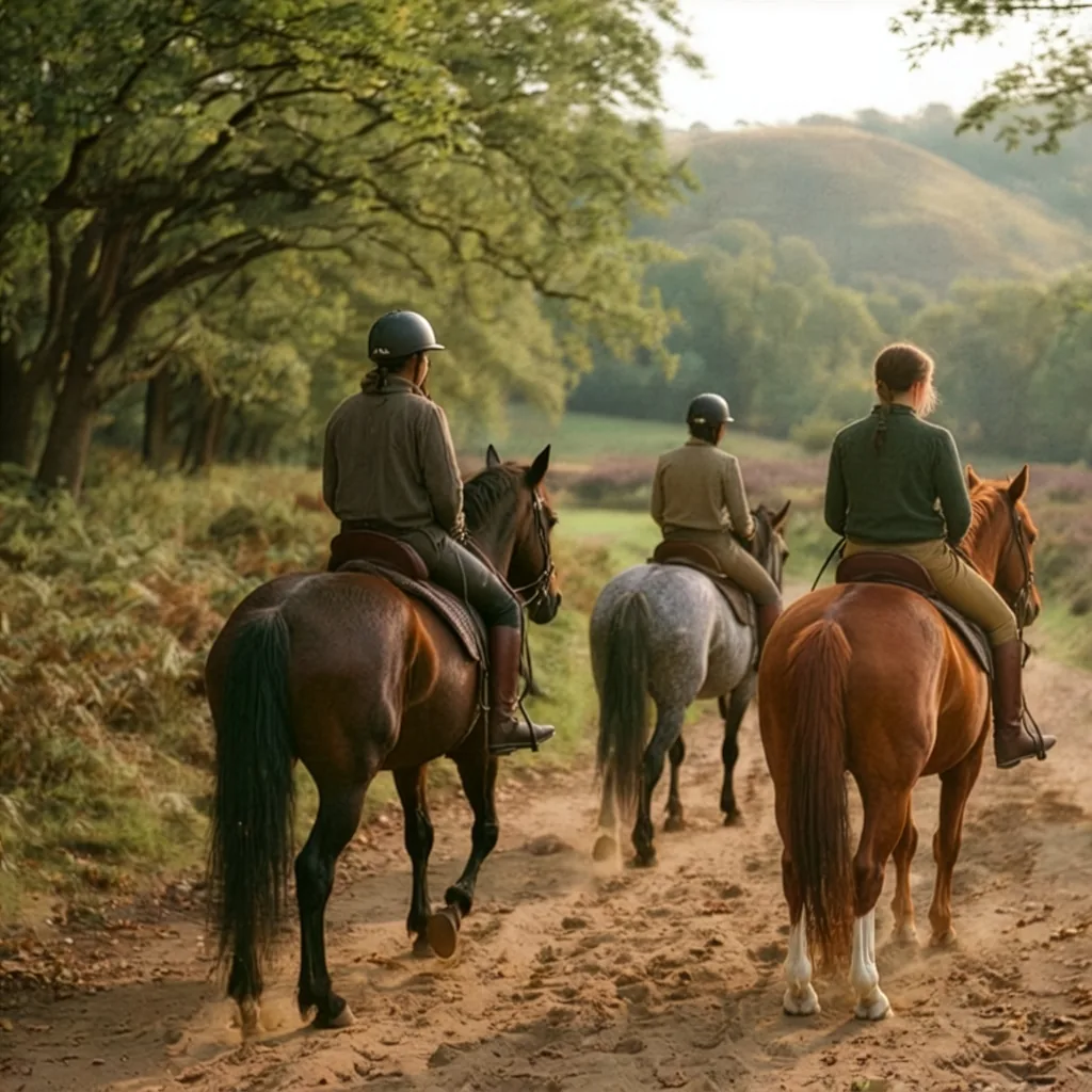 Balade à cheval en Corrèze, autour de Saint-Sornin-Lavolps