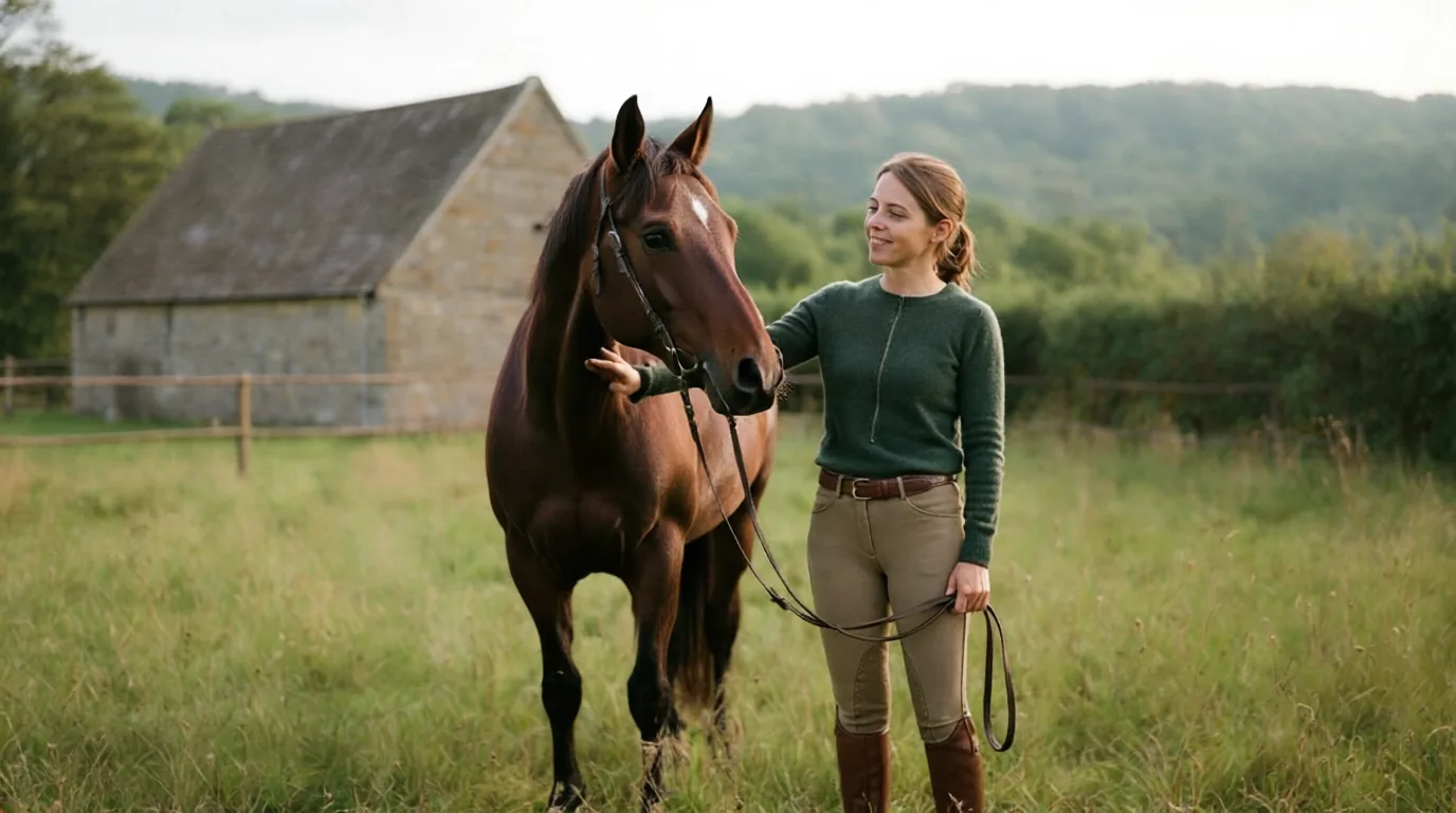 Cours d'équitation à Saint-Sornin-Lavolps, Corrèze