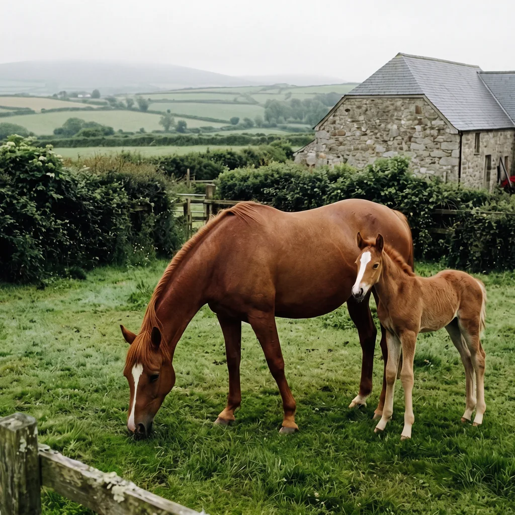 Élevage de chevaux au Les Ecuries du Mas, Saint-Sornin-Lavolps